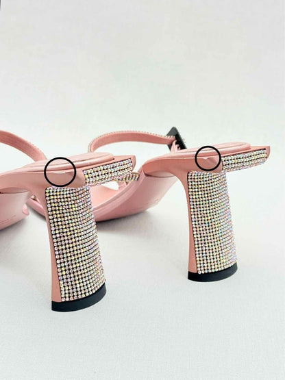 Pre - loved BENEDETTA BRUZZICHES Ewa Pink Size EU 39 Mules at Reems Closet