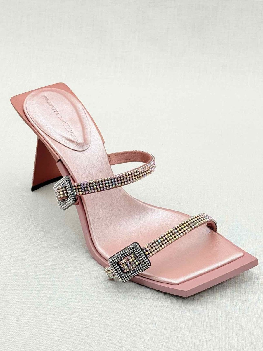 Pre - loved BENEDETTA BRUZZICHES Ewa Pink Size EU 39 Mules at Reems Closet