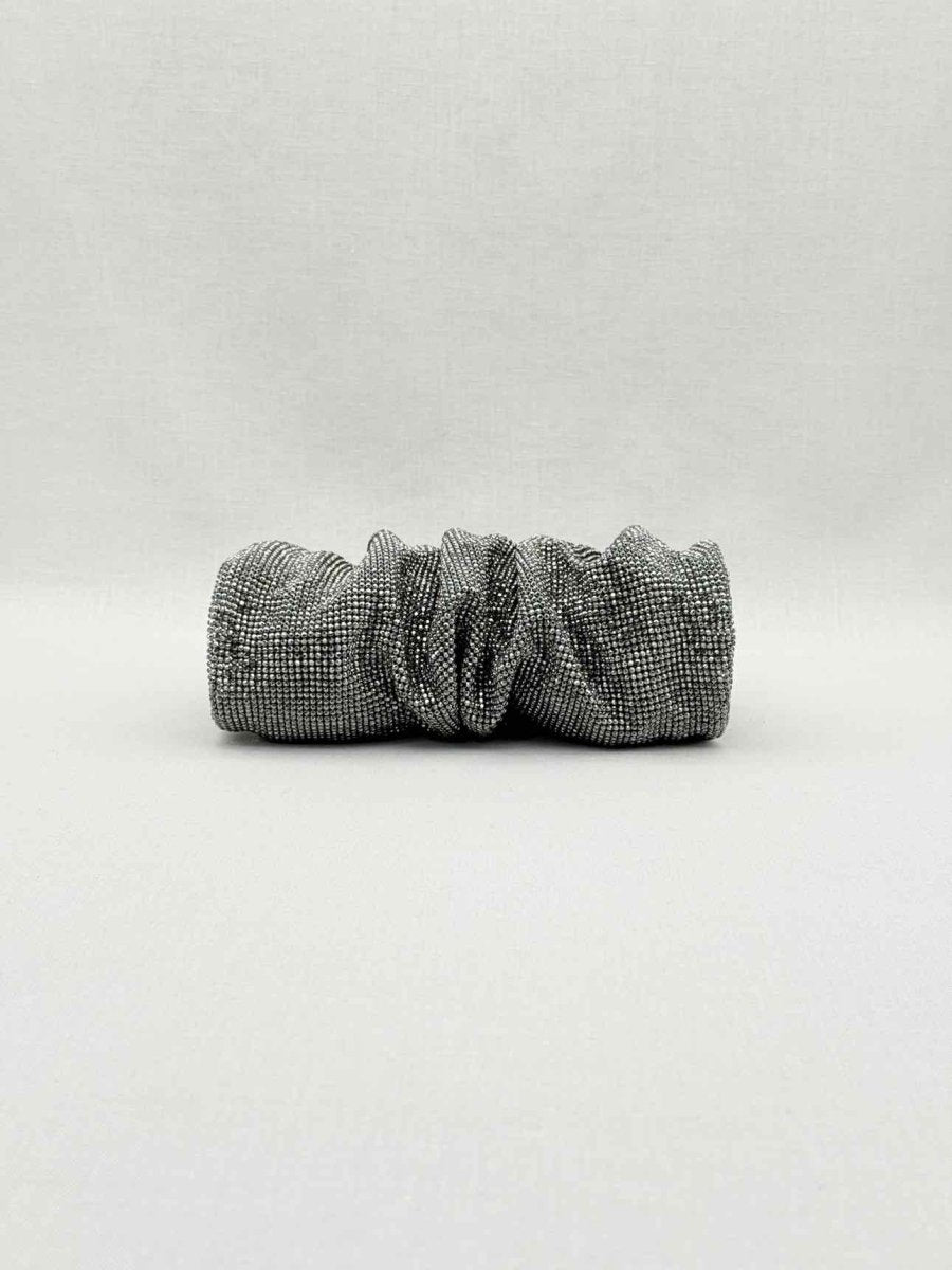 Pre - loved BENEDETTA BRUZZICHES Venus La Petite Black Clutch at Reems Closet