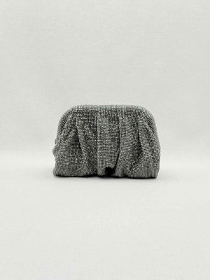 Pre - loved BENEDETTA BRUZZICHES Venus La Petite Black Clutch at Reems Closet