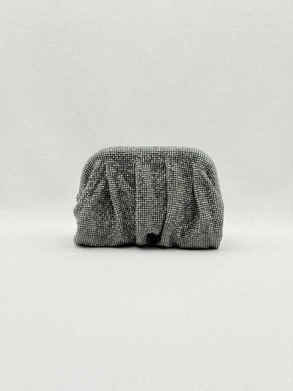 Pre - loved BENEDETTA BRUZZICHES Venus La Petite Black Clutch at Reems Closet