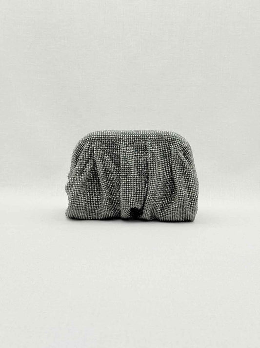 Pre - loved BENEDETTA BRUZZICHES Venus La Petite Black Clutch at Reems Closet