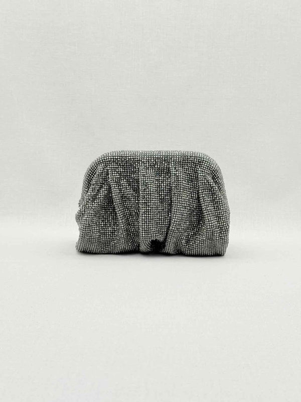 Pre - loved BENEDETTA BRUZZICHES Venus La Petite Black Clutch at Reems Closet