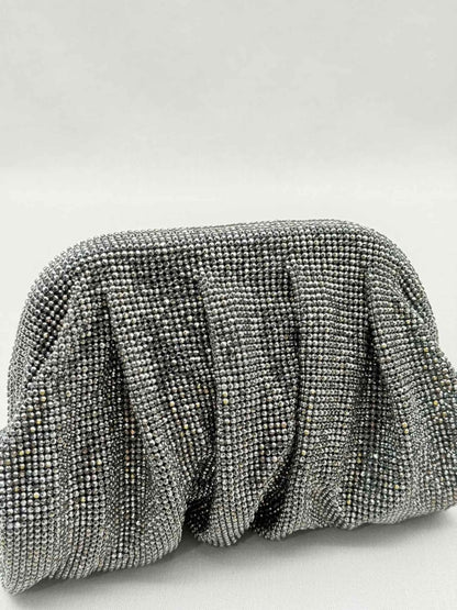 Pre - loved BENEDETTA BRUZZICHES Venus La Petite Black Clutch at Reems Closet