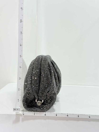 Pre - loved BENEDETTA BRUZZICHES Venus La Petite Black Clutch at Reems Closet