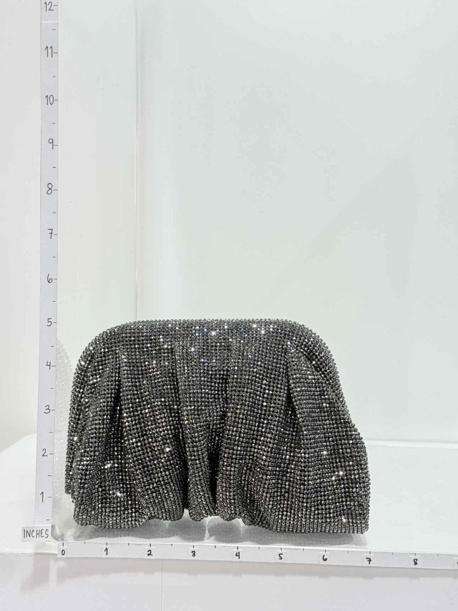 Pre - loved BENEDETTA BRUZZICHES Venus La Petite Black Clutch at Reems Closet