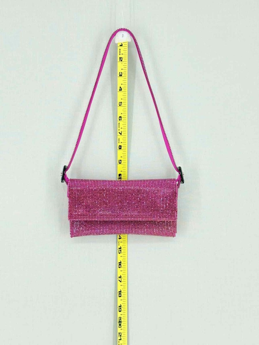 Pre - loved BENEDETTA BRUZZICHES Vittissima Fuchsia Shoulder Bag at Reems Closet