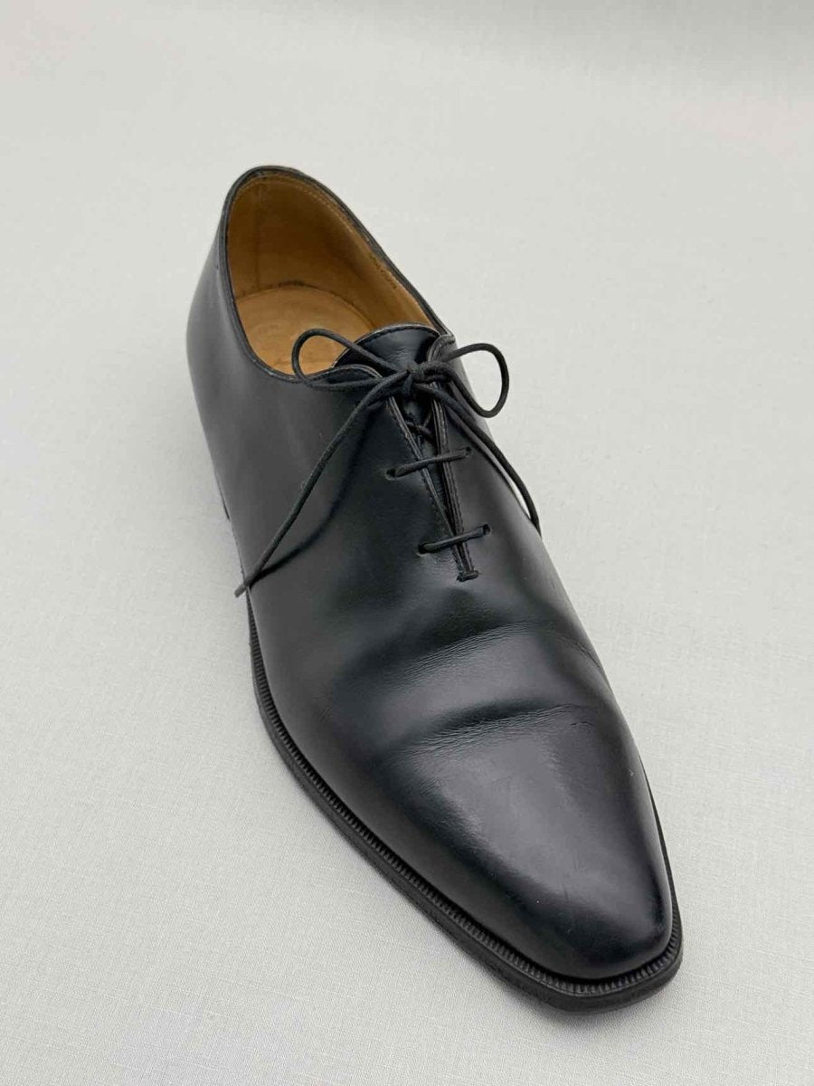 Pre - loved BERLUTI Alessandro Galet Black Size EU 42.5 Oxfords at Reems Closet