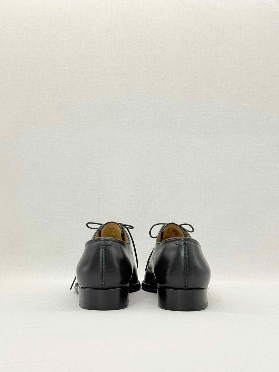 Pre - loved BERLUTI Alessandro Galet Black Size EU 42.5 Oxfords at Reems Closet