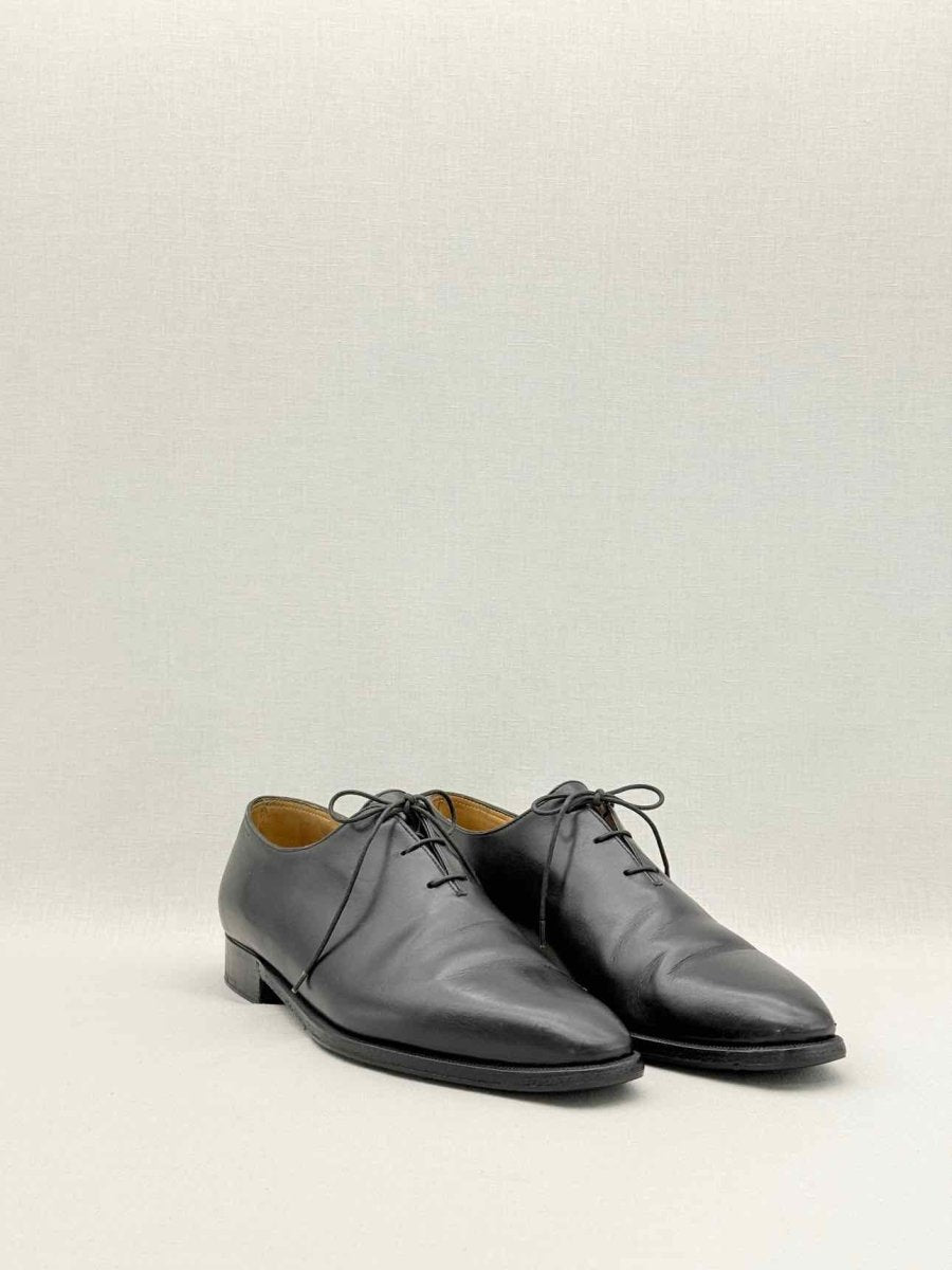 Pre - loved BERLUTI Alessandro Galet Black Size EU 42.5 Oxfords at Reems Closet