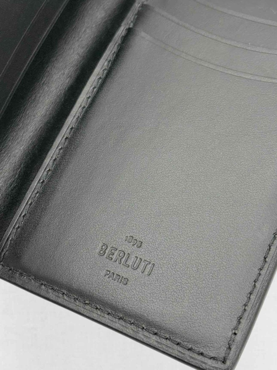 Pre - loved BERLUTI Dark Green Card Holder at Reems Closet