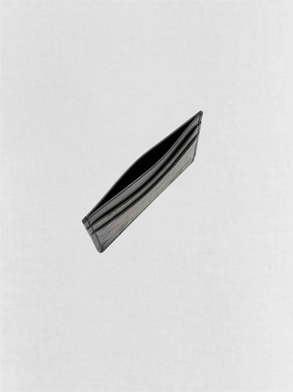 Pre-loved BERLUTI Men's Grey & Black Card Holder at Reems Closet
