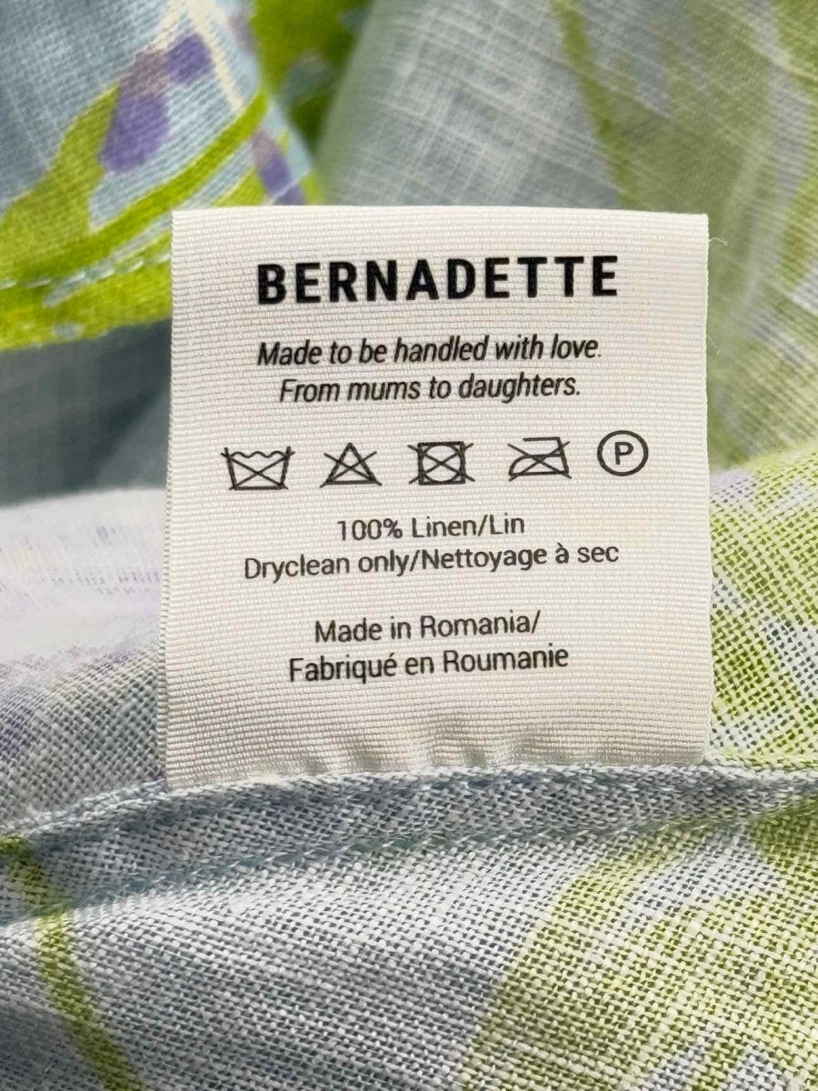 Pre - loved BERNADETTE Purple Multicolor Size US 6 Midi Dress at Reems Closet