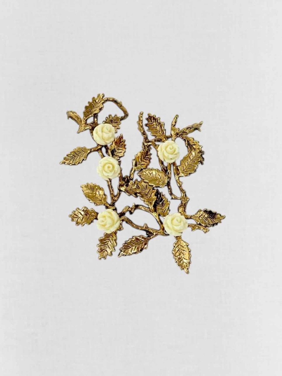 Pre - loved BERNARD DELETTREZ Roses &amp; Thorns Fashion Ring at Reems Closet