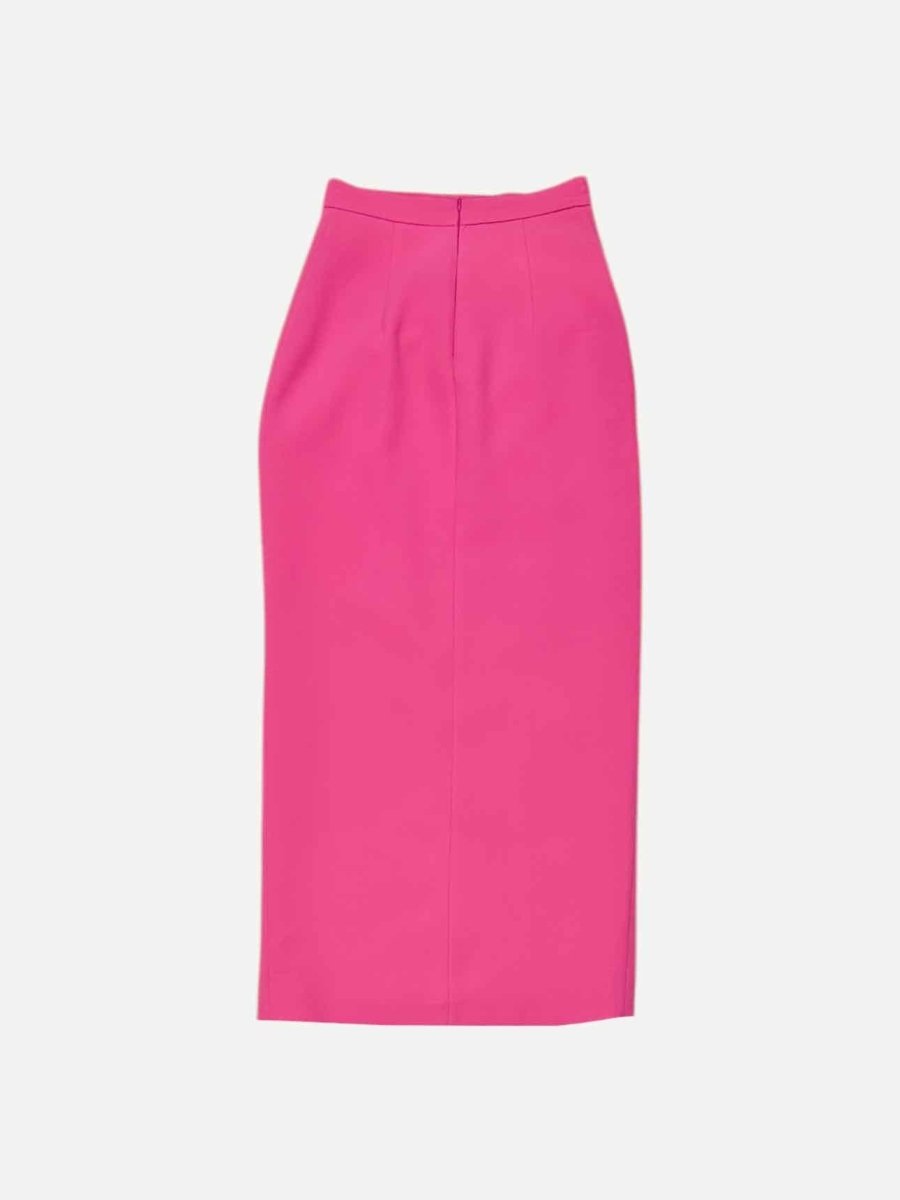 Pre - loved BIRGUL GORALCAN Cropped Pink Top & Skirt Outfit at Reems Closet