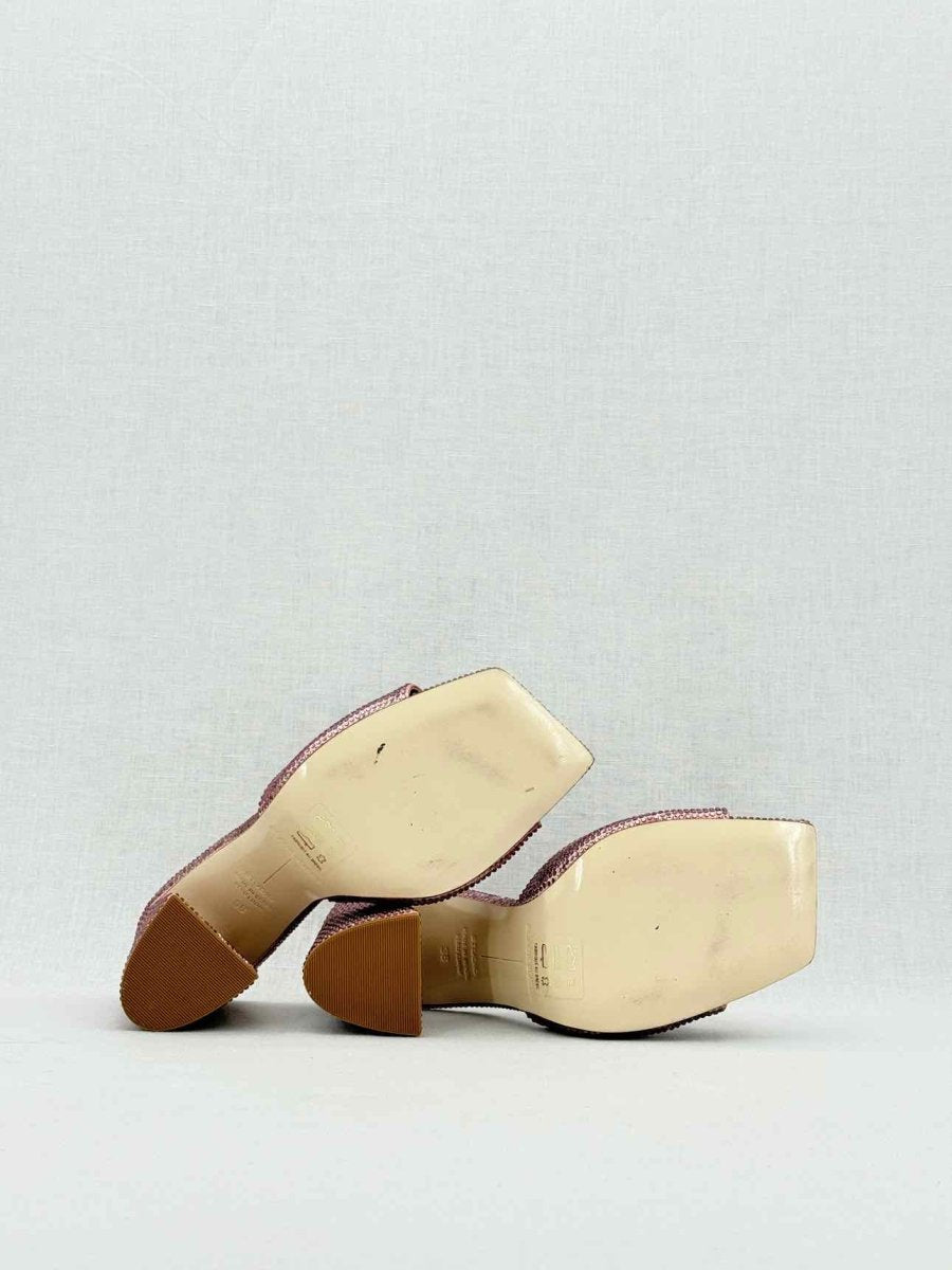 Pre - loved BLACK SUEDE STUDIO Pink Size EU 38 Mules at Reems Closet