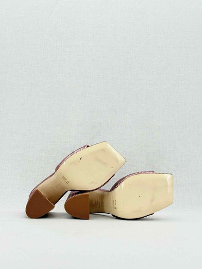 Pre - loved BLACK SUEDE STUDIO Pink Size EU 38 Mules at Reems Closet