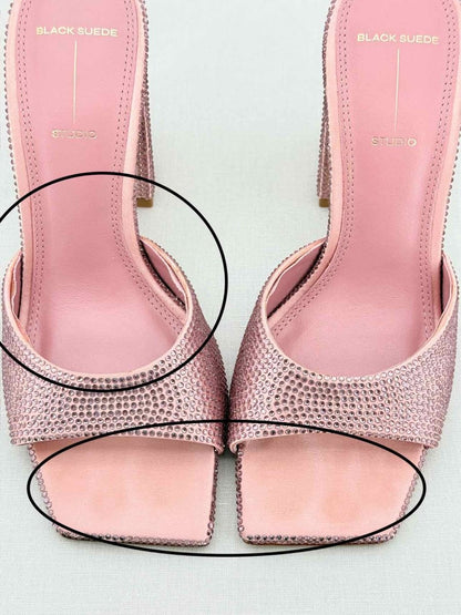 Pre - loved BLACK SUEDE STUDIO Pink Size EU 38 Mules at Reems Closet