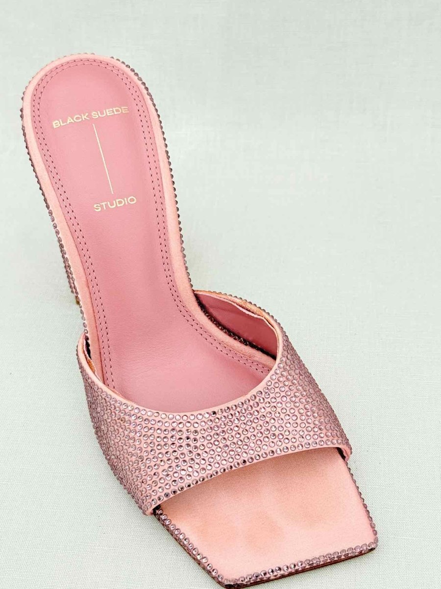 Pre - loved BLACK SUEDE STUDIO Pink Size EU 38 Mules at Reems Closet