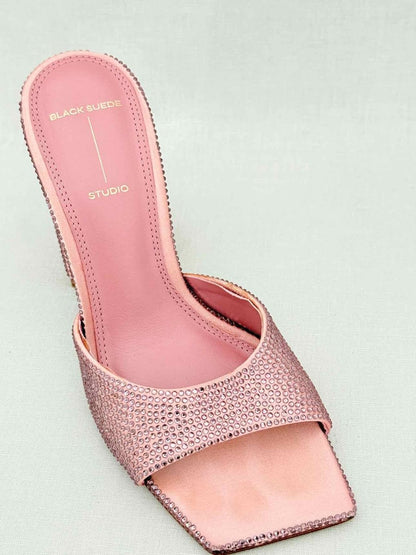 Pre - loved BLACK SUEDE STUDIO Pink Size EU 38 Mules at Reems Closet