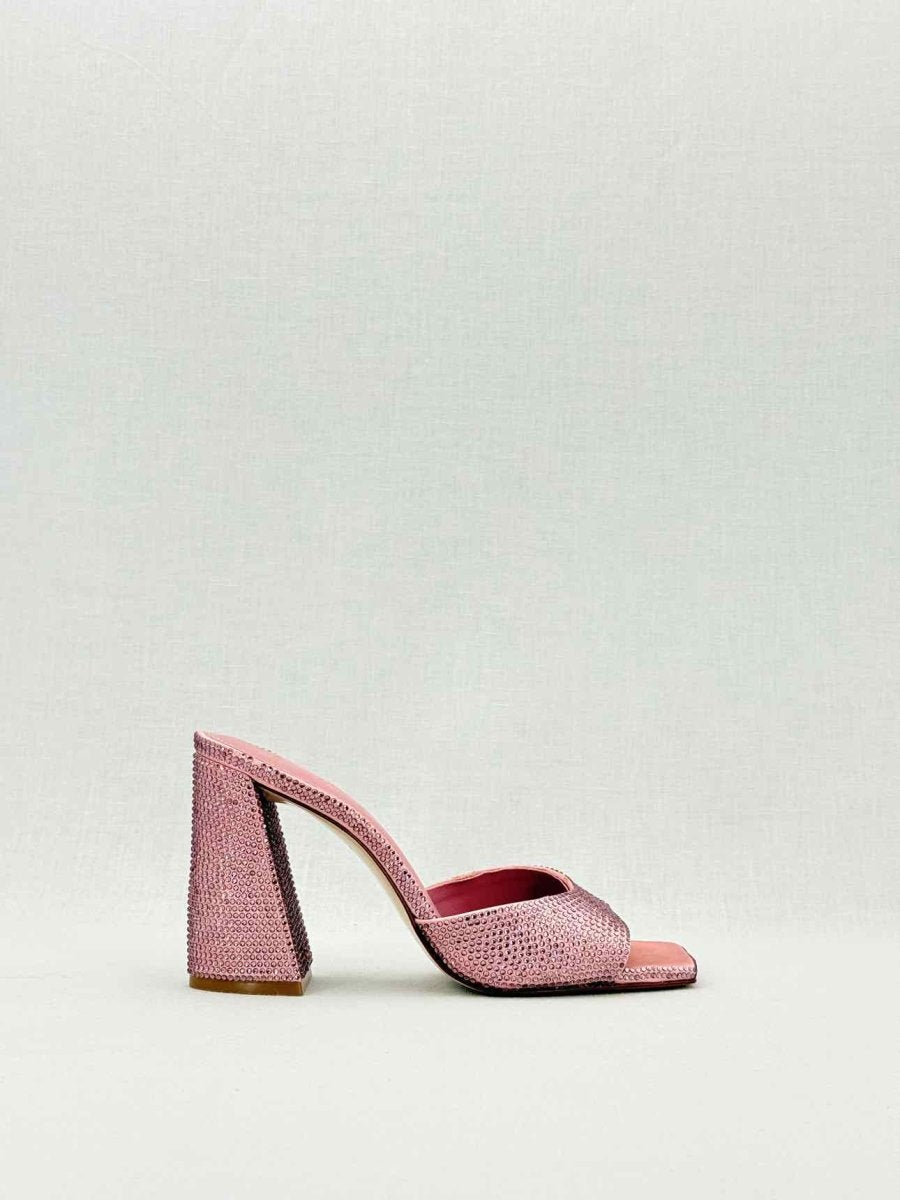 Pre - loved BLACK SUEDE STUDIO Pink Size EU 38 Mules at Reems Closet