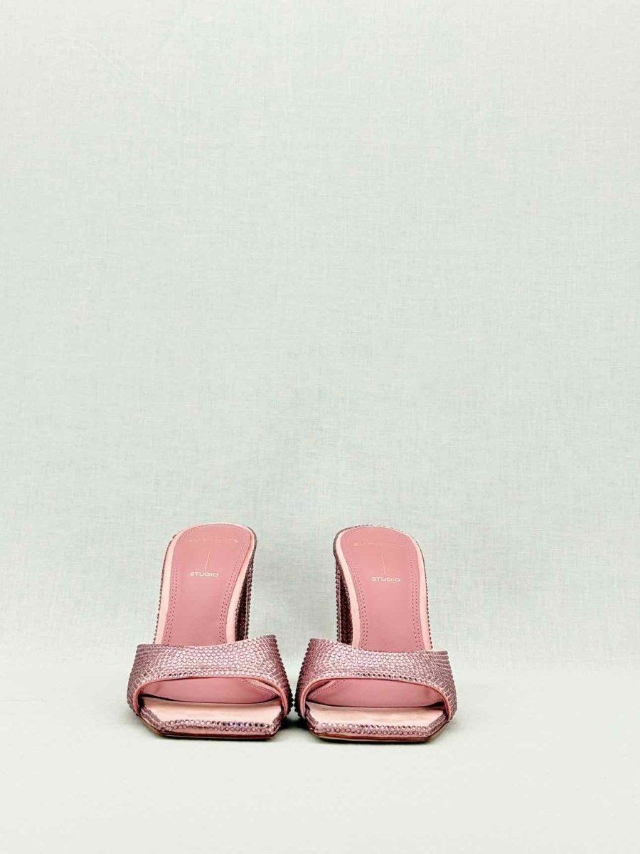 Pre - loved BLACK SUEDE STUDIO Pink Size EU 38 Mules at Reems Closet