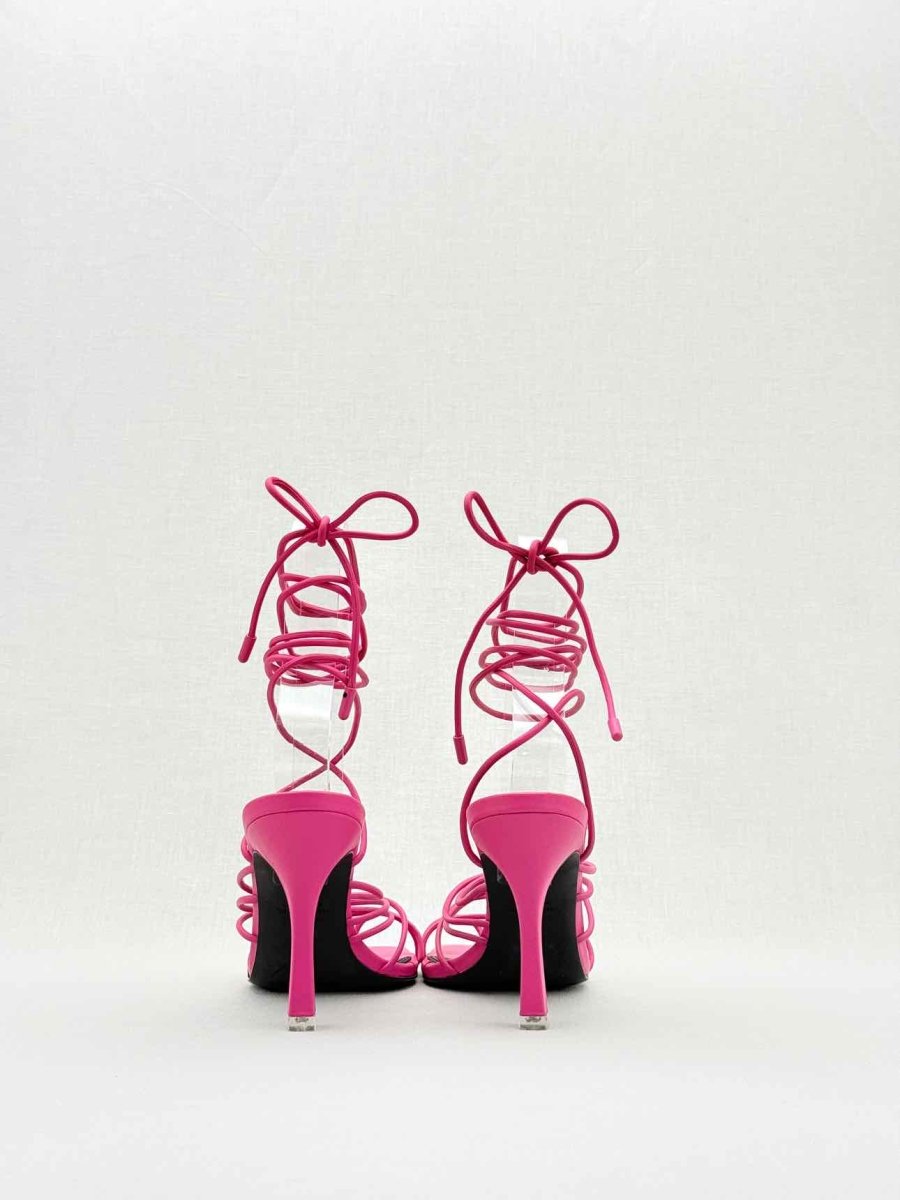 Pre - loved BLACK SUEDE STUDIO Pink Size EU 38.5 Heeled Sandals at Reems Closet