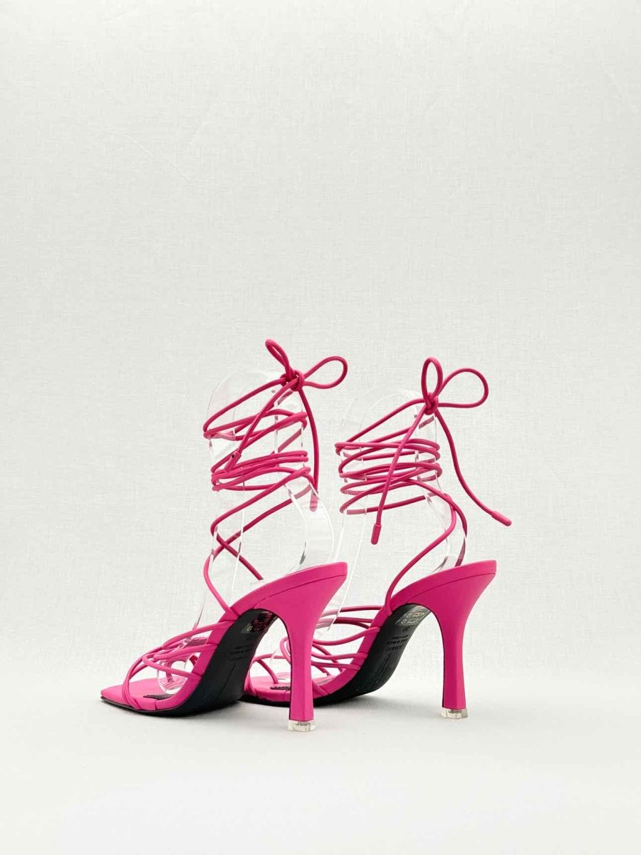 Pre - loved BLACK SUEDE STUDIO Pink Size EU 38.5 Heeled Sandals at Reems Closet