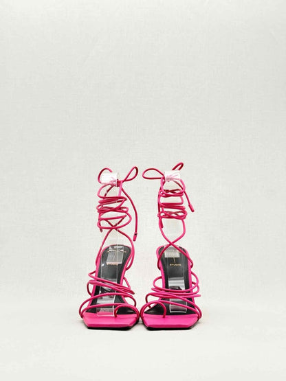 Pre - loved BLACK SUEDE STUDIO Pink Size EU 38.5 Heeled Sandals at Reems Closet