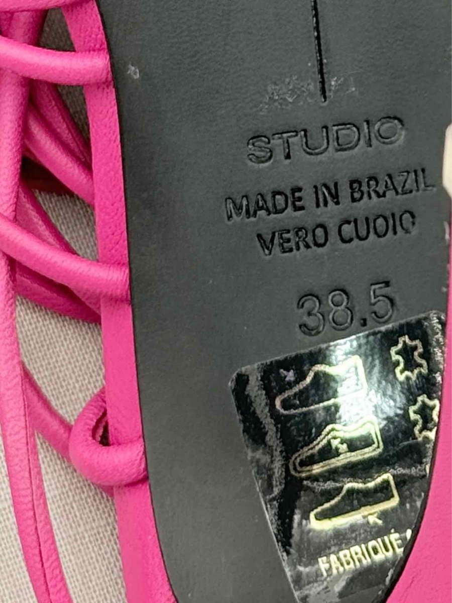 Pre - loved BLACK SUEDE STUDIO Pink Size EU 38.5 Heeled Sandals at Reems Closet