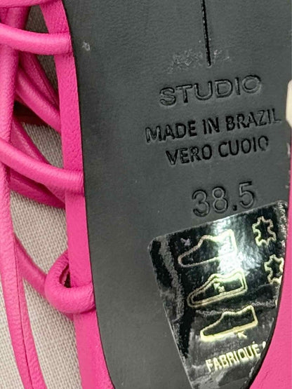 Pre - loved BLACK SUEDE STUDIO Pink Size EU 38.5 Heeled Sandals at Reems Closet