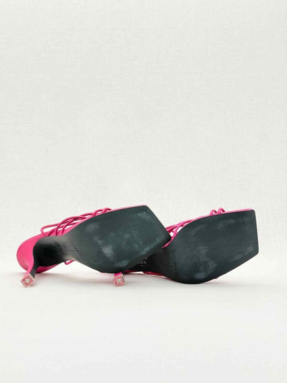 Pre - loved BLACK SUEDE STUDIO Pink Size EU 38.5 Heeled Sandals at Reems Closet