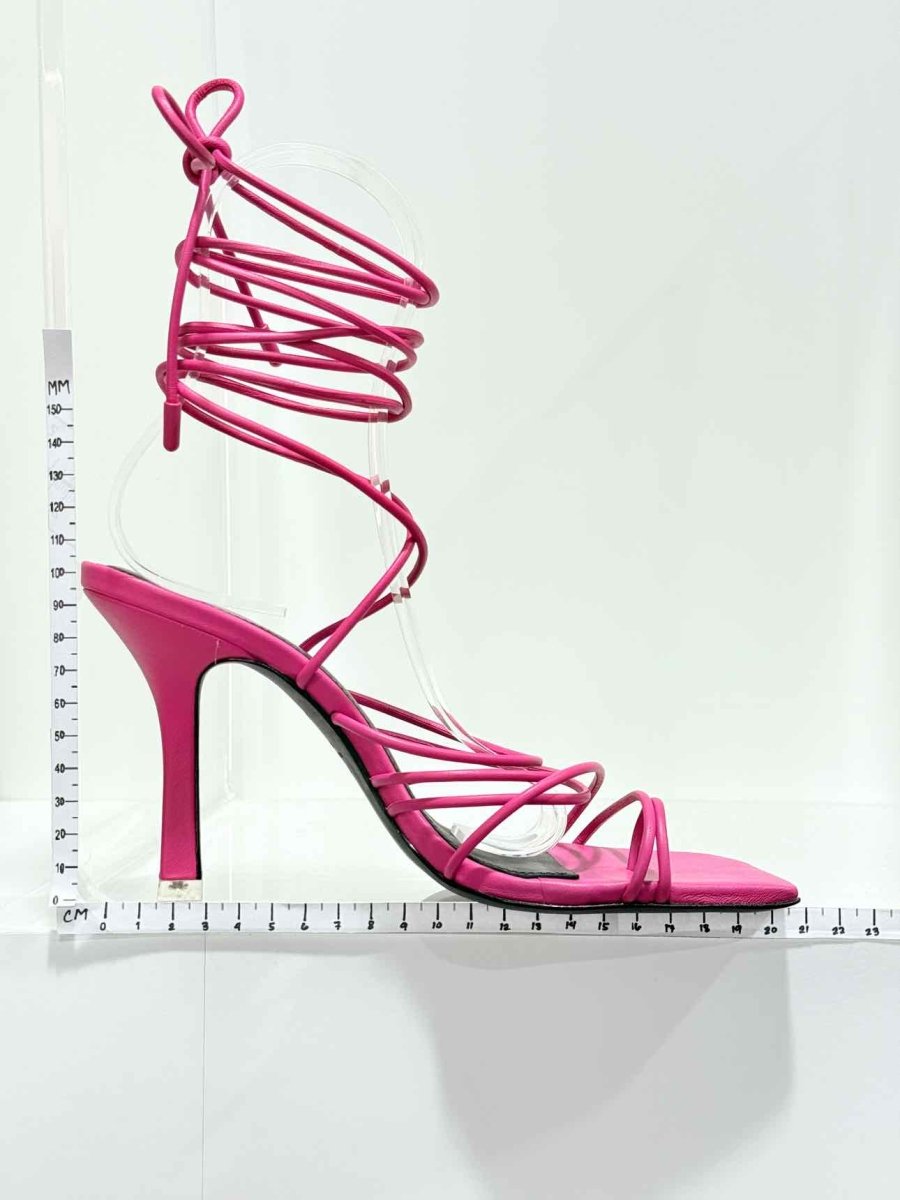 Pre - loved BLACK SUEDE STUDIO Pink Size EU 38.5 Heeled Sandals at Reems Closet