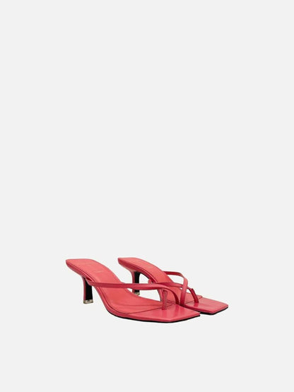 Pre - loved BLACK SUEDE STUDIO Toe Ring Pink Size EU 39 Mules at Reems Closet