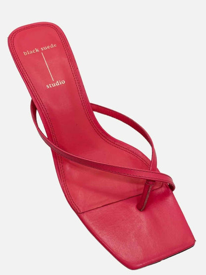 Pre - loved BLACK SUEDE STUDIO Toe Ring Pink Size EU 39 Mules at Reems Closet