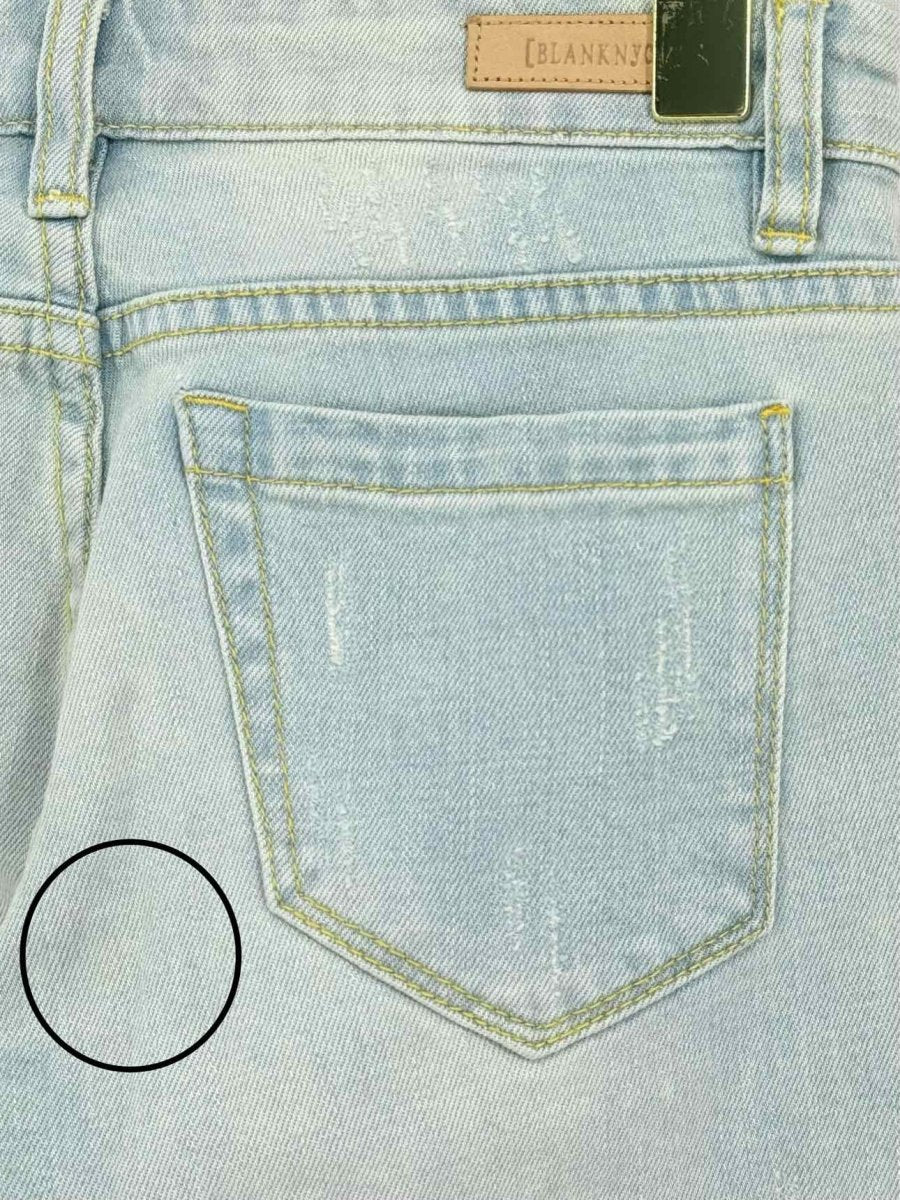 Pre - loved BLANKNYC Dreamathon Blue Ripped Size 24 Jeans at Reems Closet
