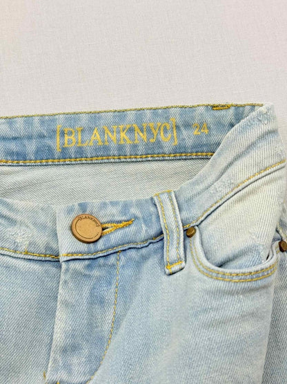 Pre - loved BLANKNYC Dreamathon Blue Ripped Size 24 Jeans at Reems Closet