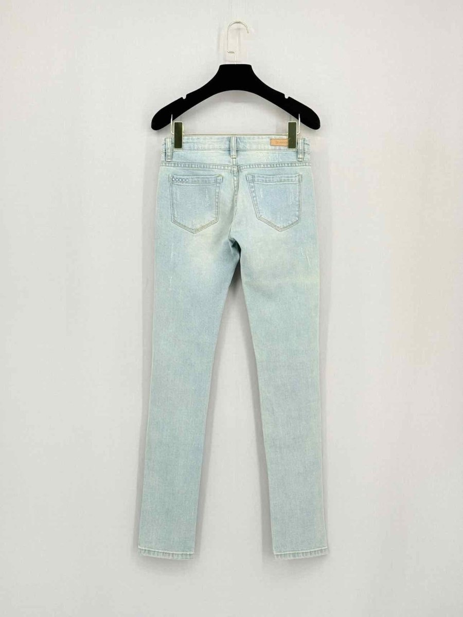 Pre - loved BLANKNYC Dreamathon Blue Ripped Size 24 Jeans at Reems Closet