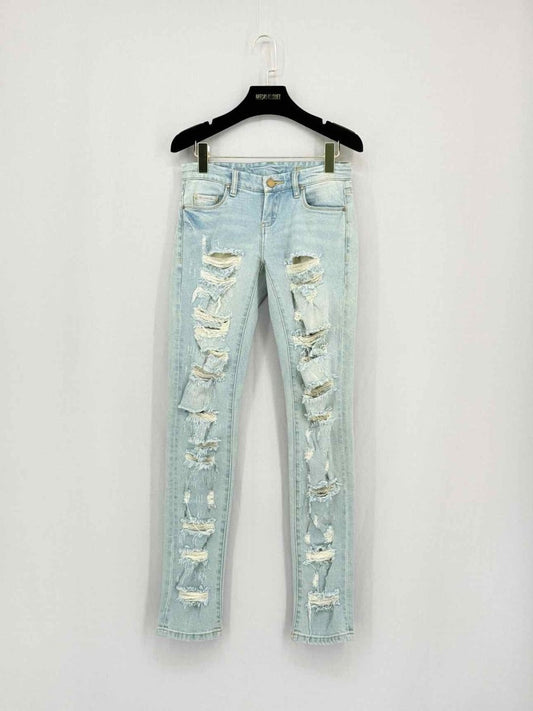 Pre - loved BLANKNYC Dreamathon Blue Ripped Size 24 Jeans at Reems Closet