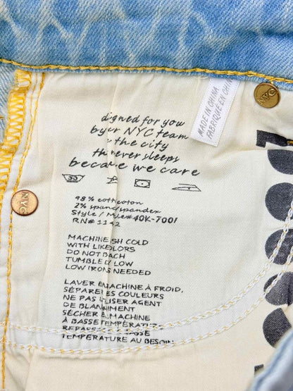 Pre - loved BLANKNYC Dreamathon Blue Ripped Size 24 Jeans at Reems Closet