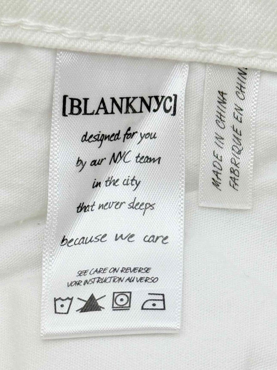 Pre - loved BLANKNYC Dreamathon White Ripped Size 24 Jeans at Reems Closet
