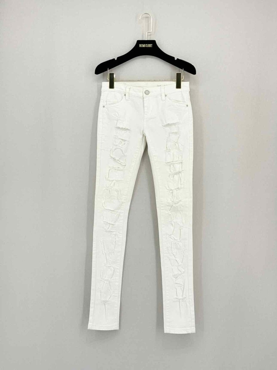 Pre - loved BLANKNYC Dreamathon White Ripped Size 24 Jeans at Reems Closet