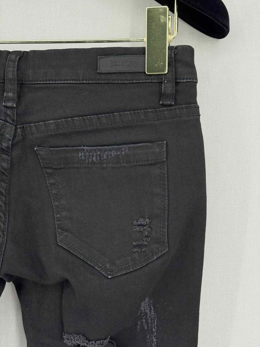 Pre - loved BLANKNYC Skinny Black Ripped Size 24 Jeans at Reems Closet
