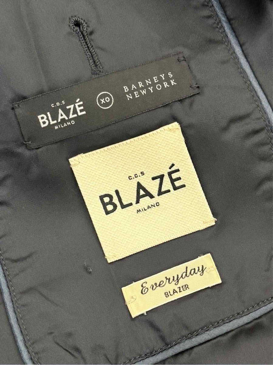 Pre - loved BLAZE MILANO Blue Multicolor Floral Size US 0 Blazer at Reems Closet