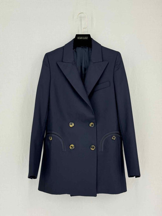 Pre-loved BLAZE MILANO Navy Size Small Blazer at Reems Closet
