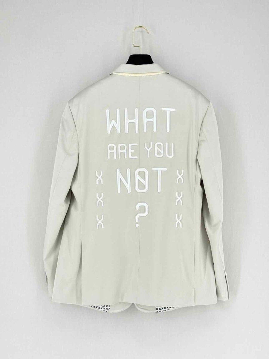 Pre - loved BLSSD Grey Embroidered Size Small Jacket at Reems Closet