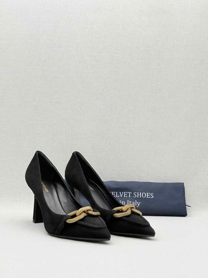Pre - loved BLUE VELVET Black Size EU 39 Pumps at Reems Closet