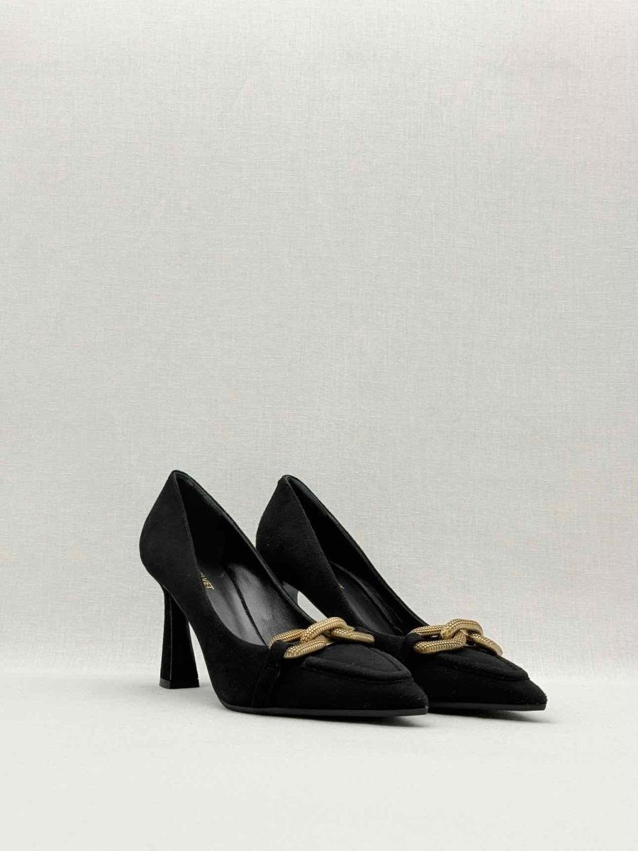 Pre - loved BLUE VELVET Black Size EU 39 Pumps at Reems Closet