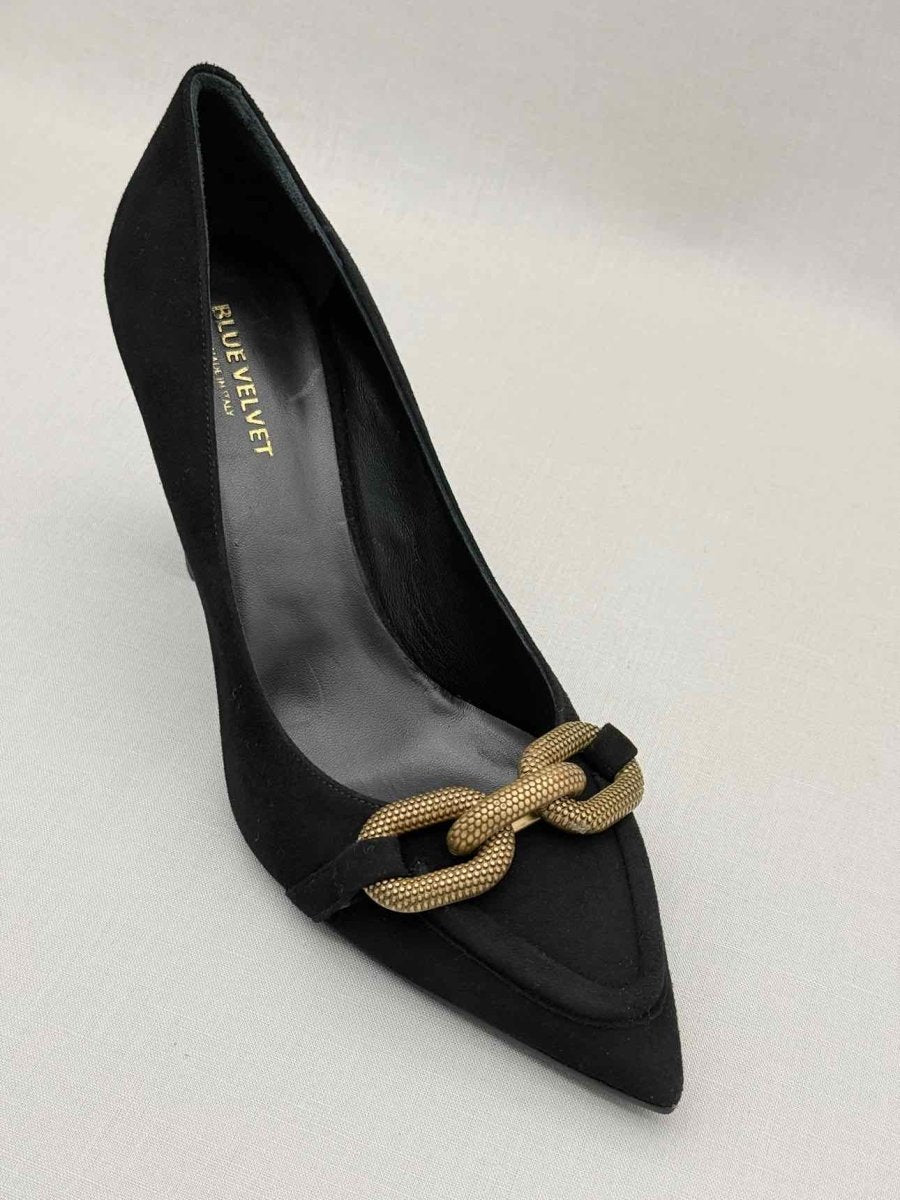 Pre - loved BLUE VELVET Black Size EU 39 Pumps at Reems Closet
