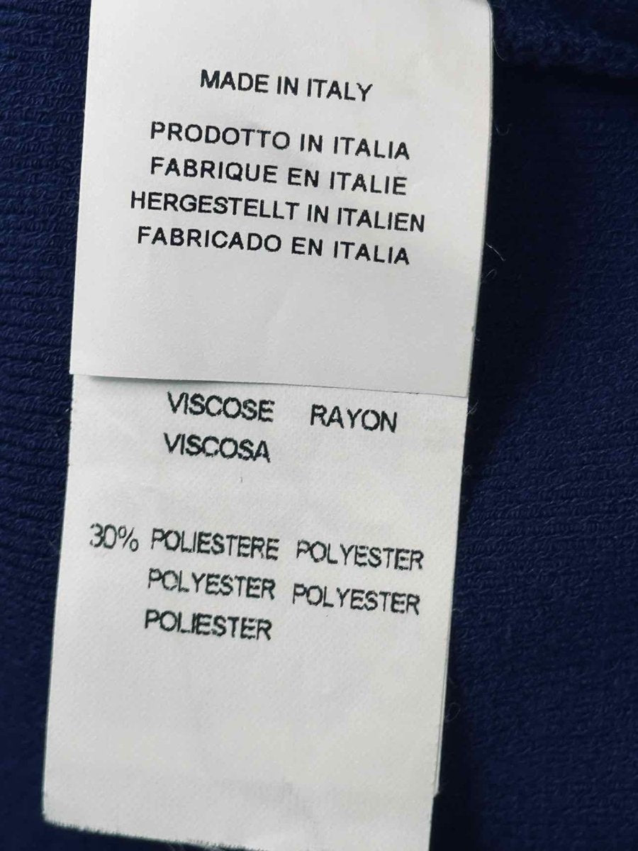 Pre - loved BLUMARINE Bodycon Blue Size US 4 Short Dress at Reems Closet